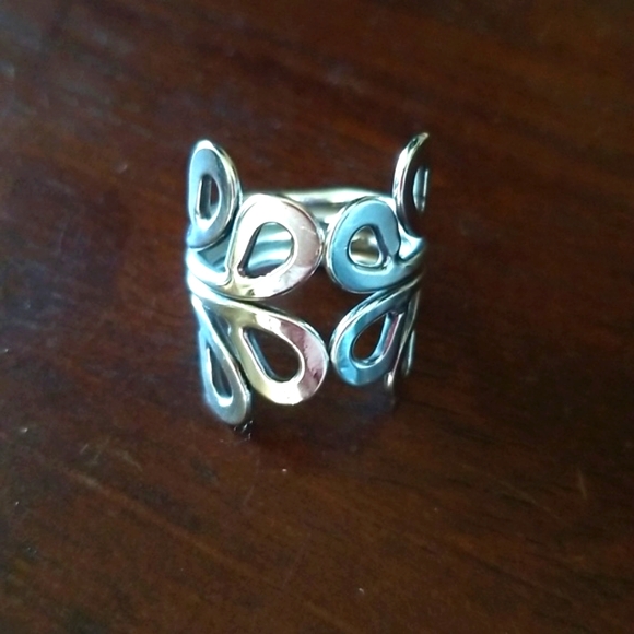 925 silver ring sz8 - Picture 3 of 7